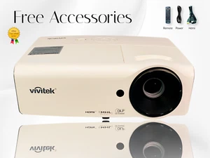 3000 Lumens DLP Projector Perfect for Home and Office Full HD PC 3D Ready HDMI - Picture 1 of 12