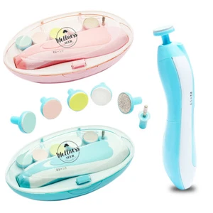 Electric Baby Nail File Trimmer/Manicure Toddler Toes Trim Nails Polish Care Set - Picture 1 of 17