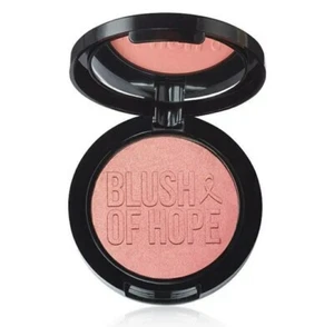 Polvo prensado Avon Blush Of Hope rosa dorada radiante sin talco - NUEVO retirado - Imagen 1 de 6