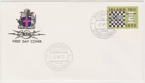 Iceland FDC 1972, Chess Championships - Picture 1 of 1