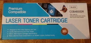 Black Premium Toner Cartridge COB4600DR FOR OKI B4400,N;B4500,N;B4550,N:4600,J - Picture 1 of 6