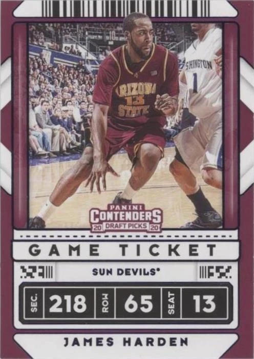 2020-21 Panini Contenders Draft Picks - James Harden #2