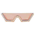 Philipp Plein Pink Mirror Irregular Ladies Sunglasses SPP031S 9NFX 99