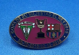 Pins Copa del Rey CF Villanovense - FC Barcelona - Imagen 1 de 1