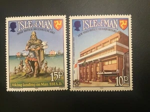 ICOLLECTZONE  Isle of Man 250-251  VF NH - Picture 1 of 1