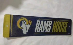 Rams House NFL Team Straße METALLSCHILD 4" x 15" - Bild 1 von 2