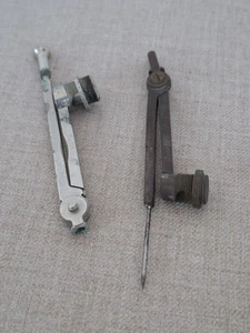 Vintage Helix Drawing Compasses X 2 - Picture 1 of 10
