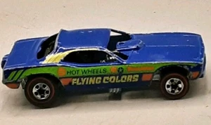 Hot Wheels REDLINE FLYING COLORS Barracuda BLUE TOP ELIMINATOR 1969 - Picture 1 of 3