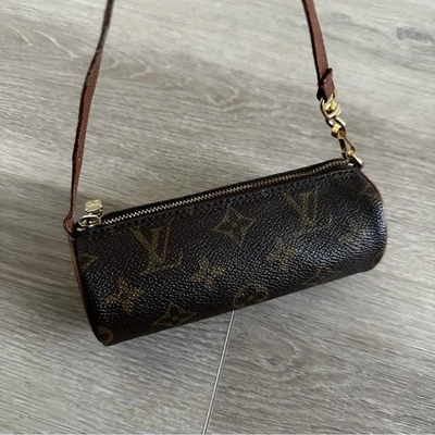 Bolso Louis Vuitton Mini Papillon Marrón Monograma Lona Cuero Foto 1 de 4