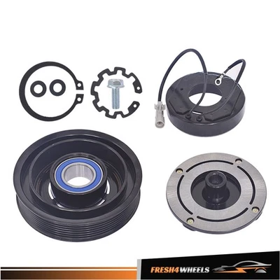 For Toyota Camry Highlander Solar 2001-2008 AC Compressor Clutch Kit Pulley Coil - Image 1 of 4