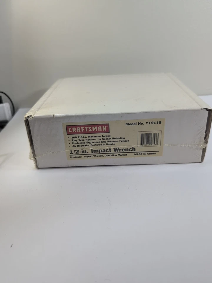 Craftsman 1/2" Drive Air Impact Wrench Model 9 19118