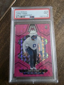 2024 Mosaic Pink Fluorescent Jared Verse /10 PSA 9 - Pop 1 - 0 Higher - DROY - Picture 1 of 3