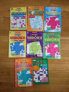 Large Lot Sudoku Kappa 8 Puzzle Books 2012/2013/2019 Unmarked READ - Picture 1 of 1