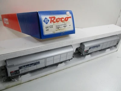 44122- SET 2 WAGONS Delacher + CO SBB échelle HO ROCO - Photo 1/4