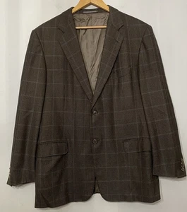 Giacca sportiva Zegna Blazer 54R/44R 15 MILMIL 15 quadri lana Italia pannello finestra - Foto 1 di 16