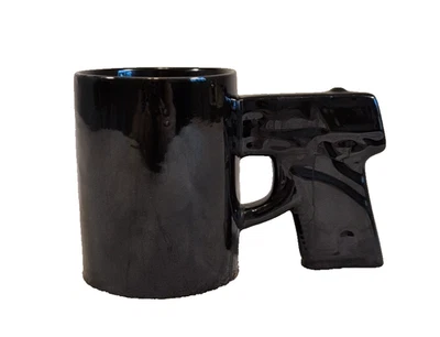 Gun Coffee/Tea Mug/Cup Big Mouth, Inc. Black - Image 1 of 4