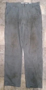 Red Head Grey Cotton Pants 36/34, Well Worn - Picture 1 of 5