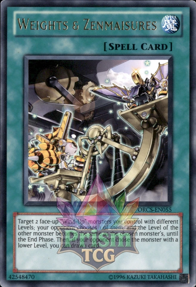 Weights & Zenmaisures rare ORCS-EN055 Yugioh - Image 1 of 1