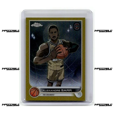 2023 Topps OTE Gold #59 Alex Sarr Rookie Anime Variation JERSEY MATCH CASE HIT - Image 1 of 2