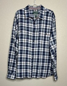 Woolrich Organic Cotton Plaid Casual Button Down Gingham Lining Shirt Gr. XXL EUC - Bild 1 von 13
