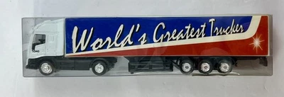 Worlds Greatest Trucker Collectible Toy 18 Wheeler Semi Tactor Trailer   X4 - Image 1 of 3
