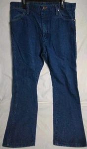 Jeans vintage lavaggio scuro wranglers 38x31 USA materiali conici - Foto 1 di 5
