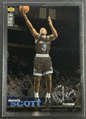 1995 - 96 Upper Deck Collector's Choice - Dennis Scott #16 Magic - 白金 — 第 1/2 张图片