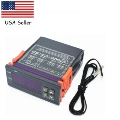 STC-1000 220V LCD Digital Thermostat Temperature Controller - Image 1 of 2