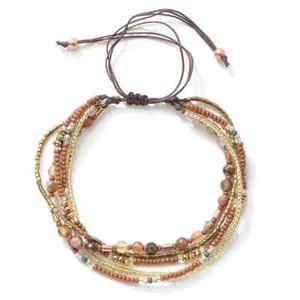 Crystal Mini Beads Bracelet Multi-layer Friendship Charm Women Girls Adjsutable - Picture 1 of 22