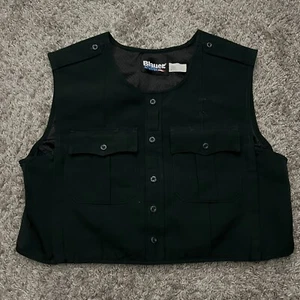 Blauer 8370 XL Short Poly/Wool Armorskin Vest Outer Armor Carrier GREEN - Picture 1 of 5