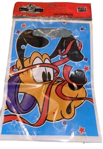 NEW*8~DISNEY PLUTO Party Favor Bags Loot Goody Bags*VTG Hallmark*BIRTHDAY - Picture 1 of 2