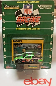 1992 Racing Champions NFL Racing PACKERS Dale Jarret Die-Cast Car w/Card & Stand - Picture 1 of 7