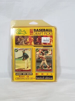 1991 CLASSIC BASEBALL DRAFT PICKS FACTORY SEALED SET 394 LIMITED EDITION - Image 1 of 3