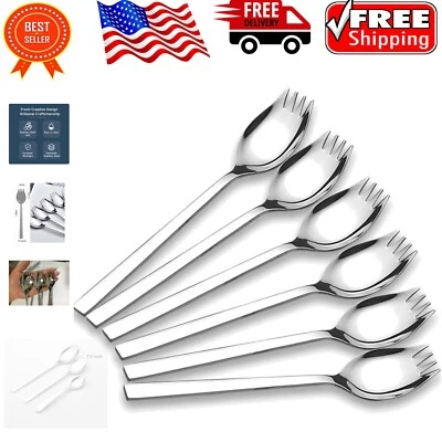 Полированные поры из нержавеющей стали упаковка 6 шт. — повседневные столовые приборы и принадлежности для улицы - Изображение 1 из 4