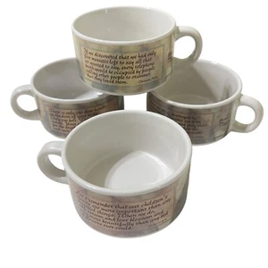 4 Chicken Soup For The Soul Mug/Cup By Giftco Bowl Ceramic Kitchen Inspirational - Picture 1 of 8