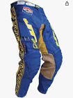 JT Racing USA Classick ALV MX Pants Moto Motocross Racing Blue/Yellow Size 30