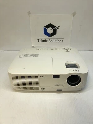 NEC DLP Projector Model NP215--DEAD PIXELS--NO REMOTE--NO LENS COVER--596 Hours - Image 1 of 4