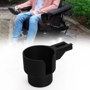 Cup Holder Phone Basket Set Designed for Permobil Electric Wheelchair - Picture 1 of 7