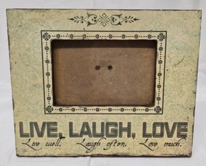 Shabby Chic Live Laugh Love 6"x4" Picture Frame - Picture 1 of 7