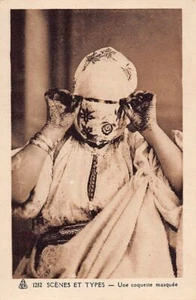 Algérie - Une coquette masquée - Ed. EPA 1282 - Imagen 1 de 2