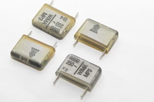 4x Vintage MP3-Funkentstör-Kondensator von Wima, 6800 pF / 250 V~, RM15, NOS - Picture 1 of 3