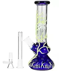 GLOW IN THE DARK Hookah Brand New . Handmade with glass mouth piece - Picture 1 of 4