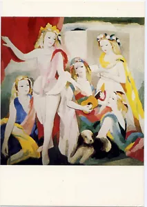 Marie Laurencin•The Rehearsal 1936•Parisian Avante-Garde Art POSTCARD - Picture 1 of 1