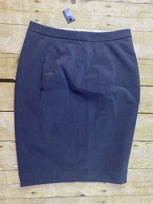 Новый ограниченной коллекции серый с подкладкой карандаш прямой юбка стороны молнии размер 2 - Изображение 1 из 4