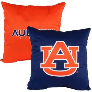 Auburn Tigers 2 Sided Decorative Pillow, 16" x 16", Made in the USA - Picture 1 of 4
