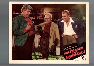 JOE PALOOKA IN THE SQUARED CIRCLE-1950-LOBBY CARD-FN/VF-JOE KIRKWOOD JR-GL FN/VF