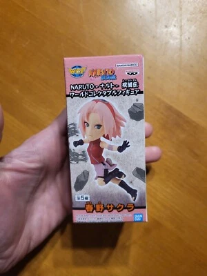 Figura Coleccionable Naruto Sakura WCF Mini Mundo Bandai LEER IMPORTACIÓN DE JAPÓN Foto 1 de 4