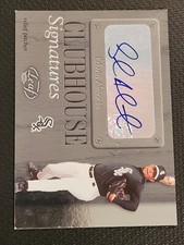 EDWIN ALMONTE /100 2003 Leaf Clubhouse Signatures Silver #1 Auto White Sox 