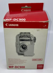 Étui étanche pour appareil photo numérique Canon WP-DC900 accessoire 40M/130 pieds neuf boîte ouverte - Photo 1 sur 19