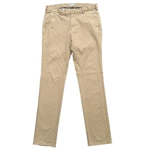 Peter Millar Pants Mens Size 34 Pilot Twill Trouser Stretch ME0B06 Beige - Picture 1 of 7